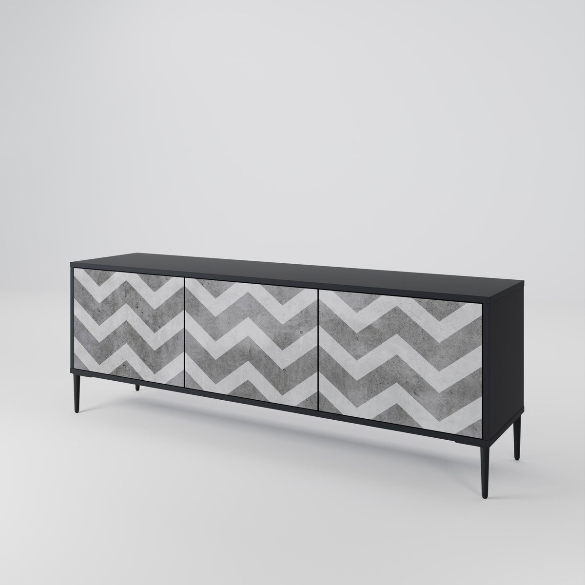 TOUGH ZIG ZAG Móvel de TV de 3 Portas