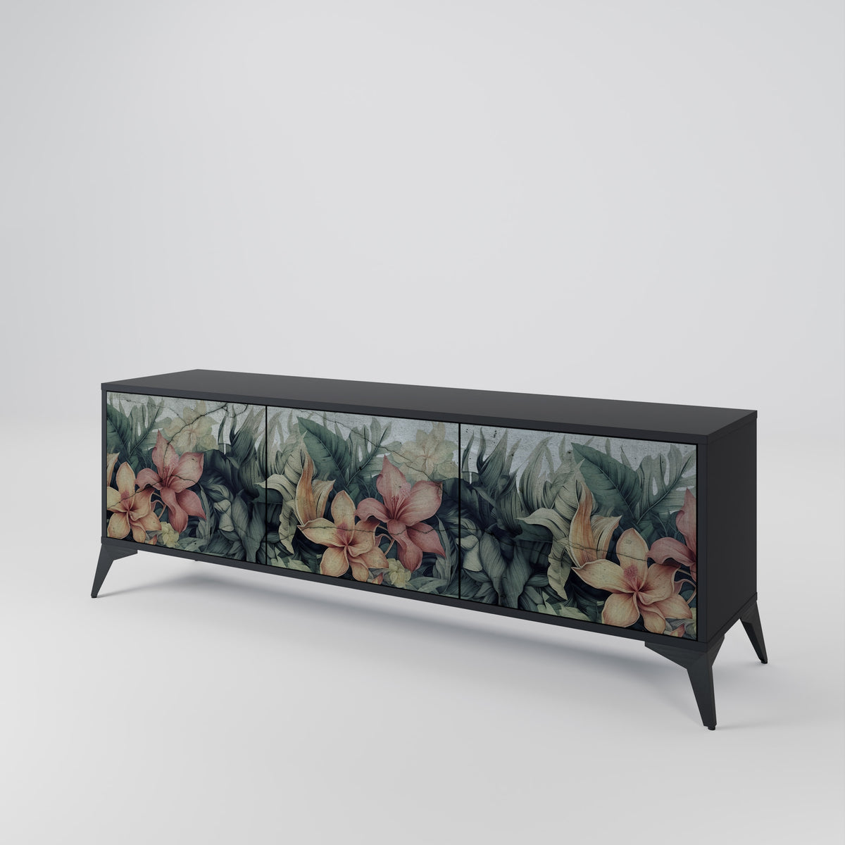 HEAVENLY BLOOM 3-Door TV Cabinet