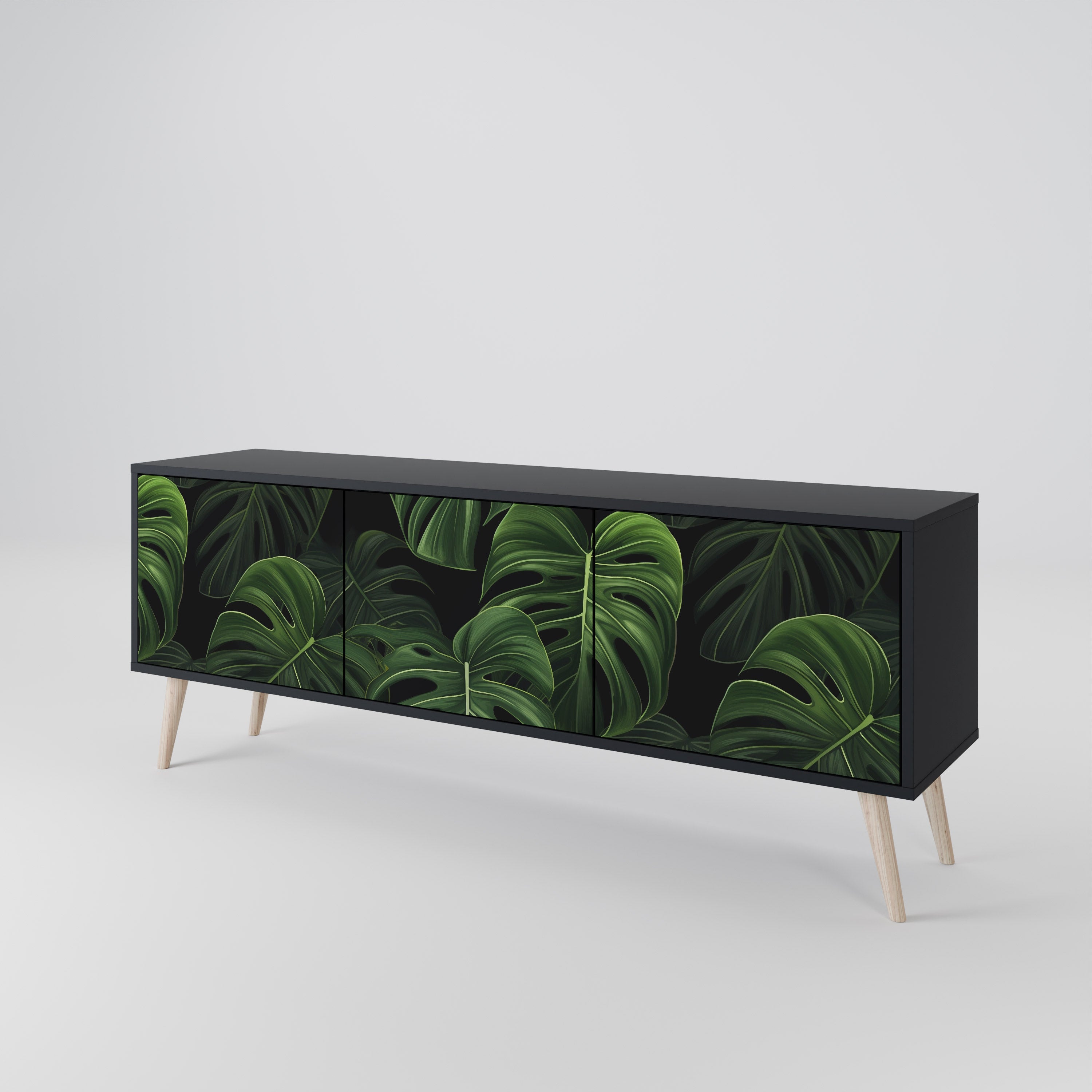 INFINITE MONSTERA Móvel de TV de 3 Portas