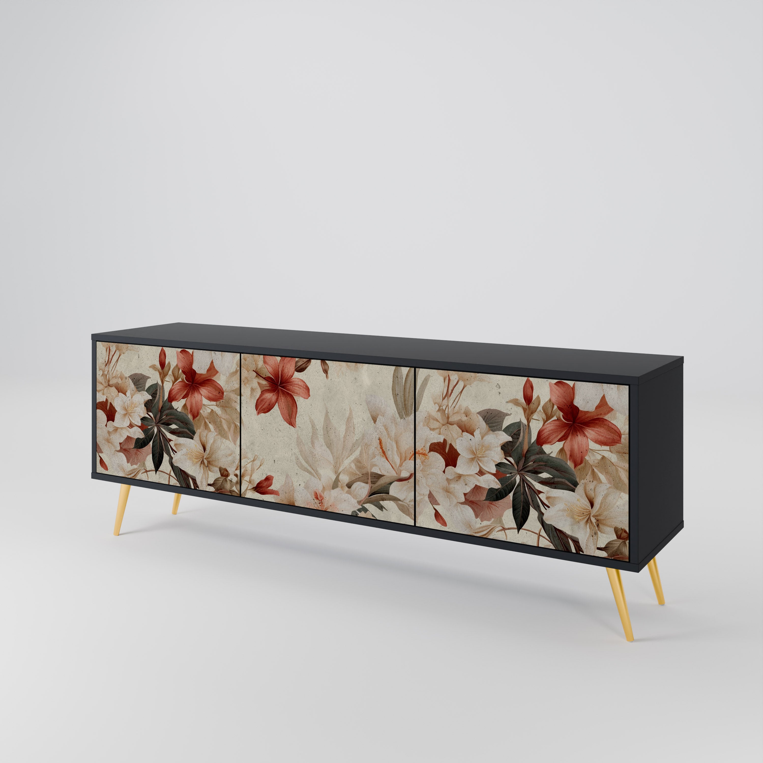 PETAL HARMONY Móvel de TV de 3 Portas