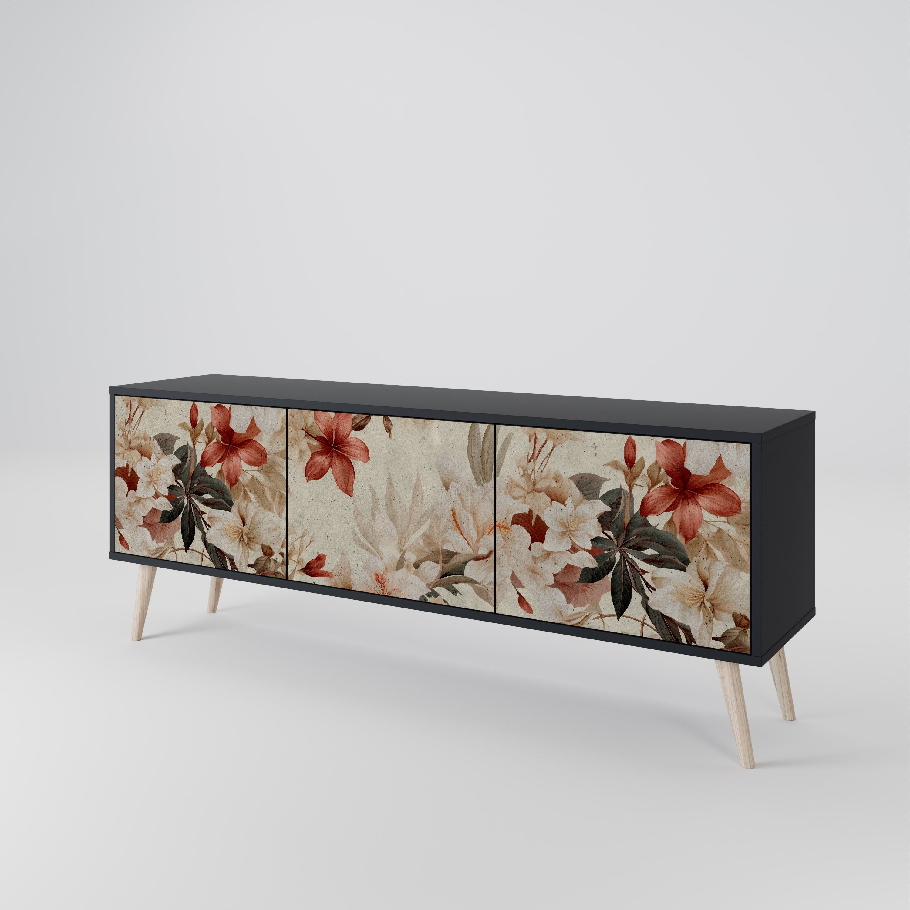 PETAL HARMONY Móvel de TV de 3 Portas