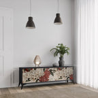 EPHEMERAL DAYS Móvel de TV com 3 Portas em Acabamento Preto