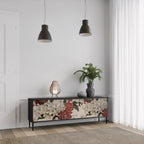 EPHEMERAL DAYS Móvel de TV com 3 Portas em Acabamento Preto