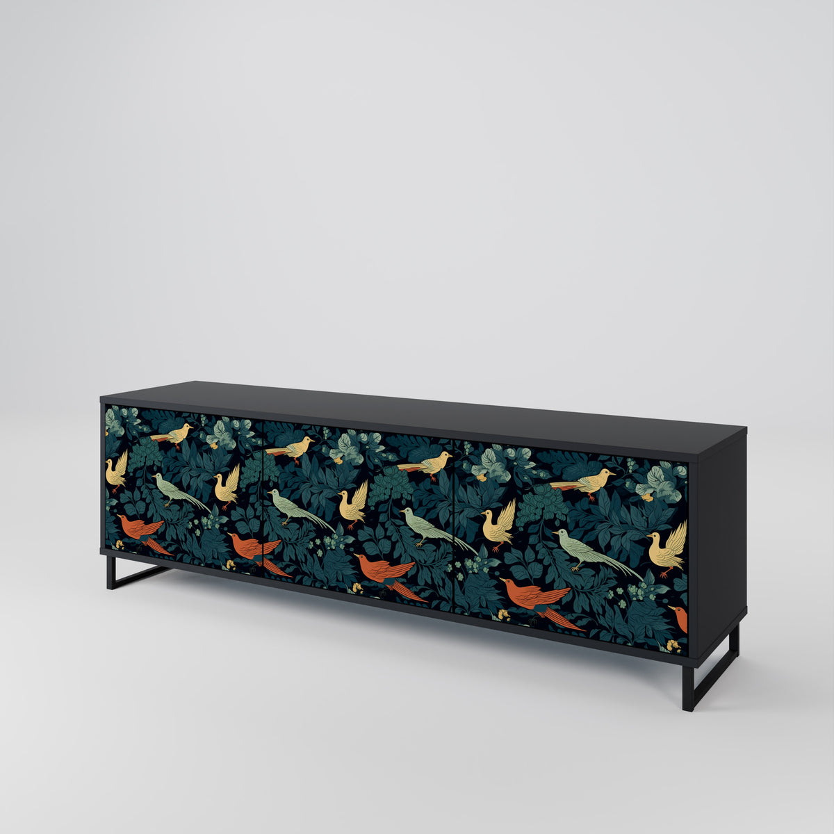 FOWL ORNAMENT Móvel de TV de 3 Portas
