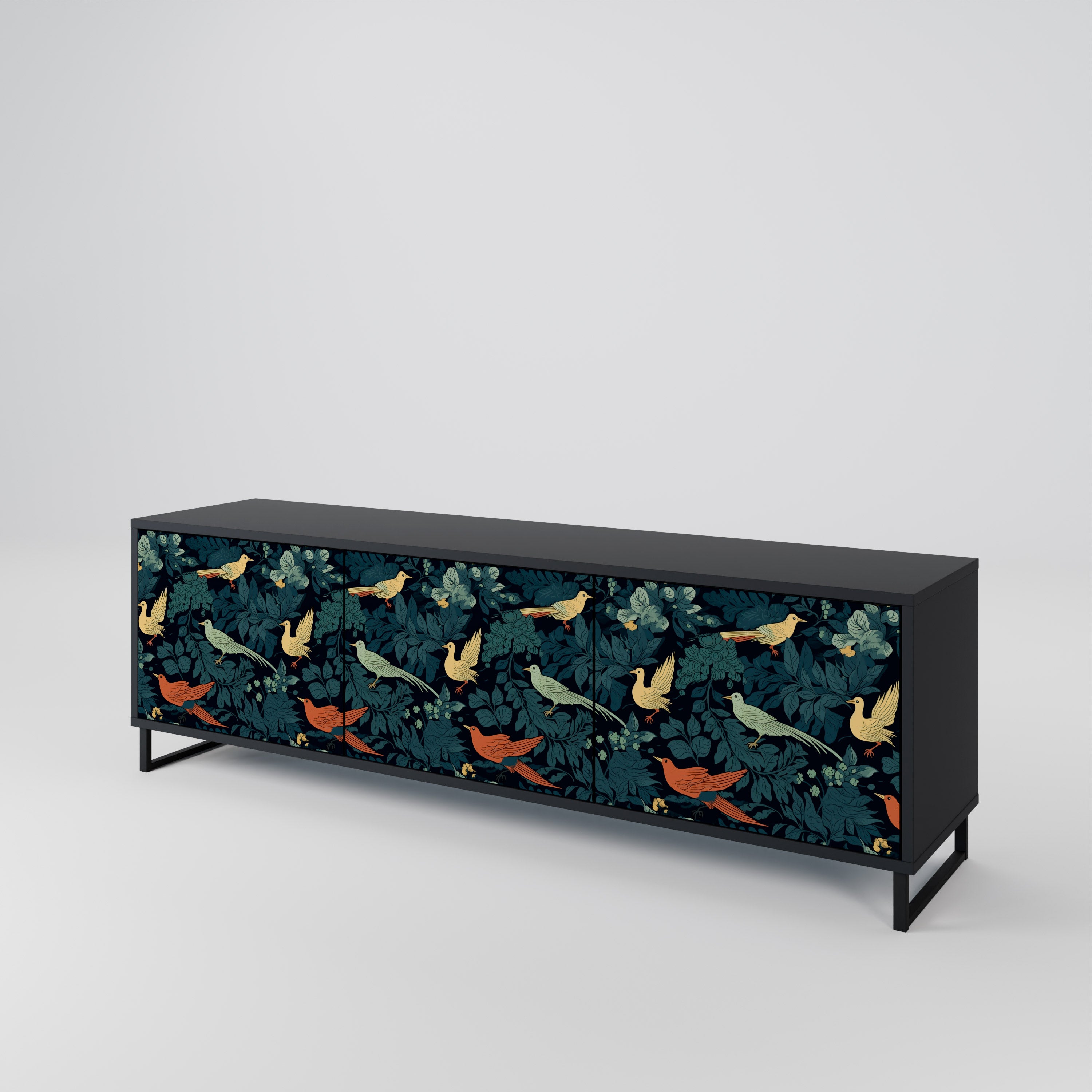 FOWL ORNAMENT Móvel de TV de 3 Portas