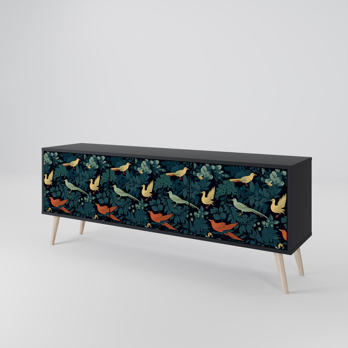 FOWL ORNAMENT Móvel de TV de 3 Portas