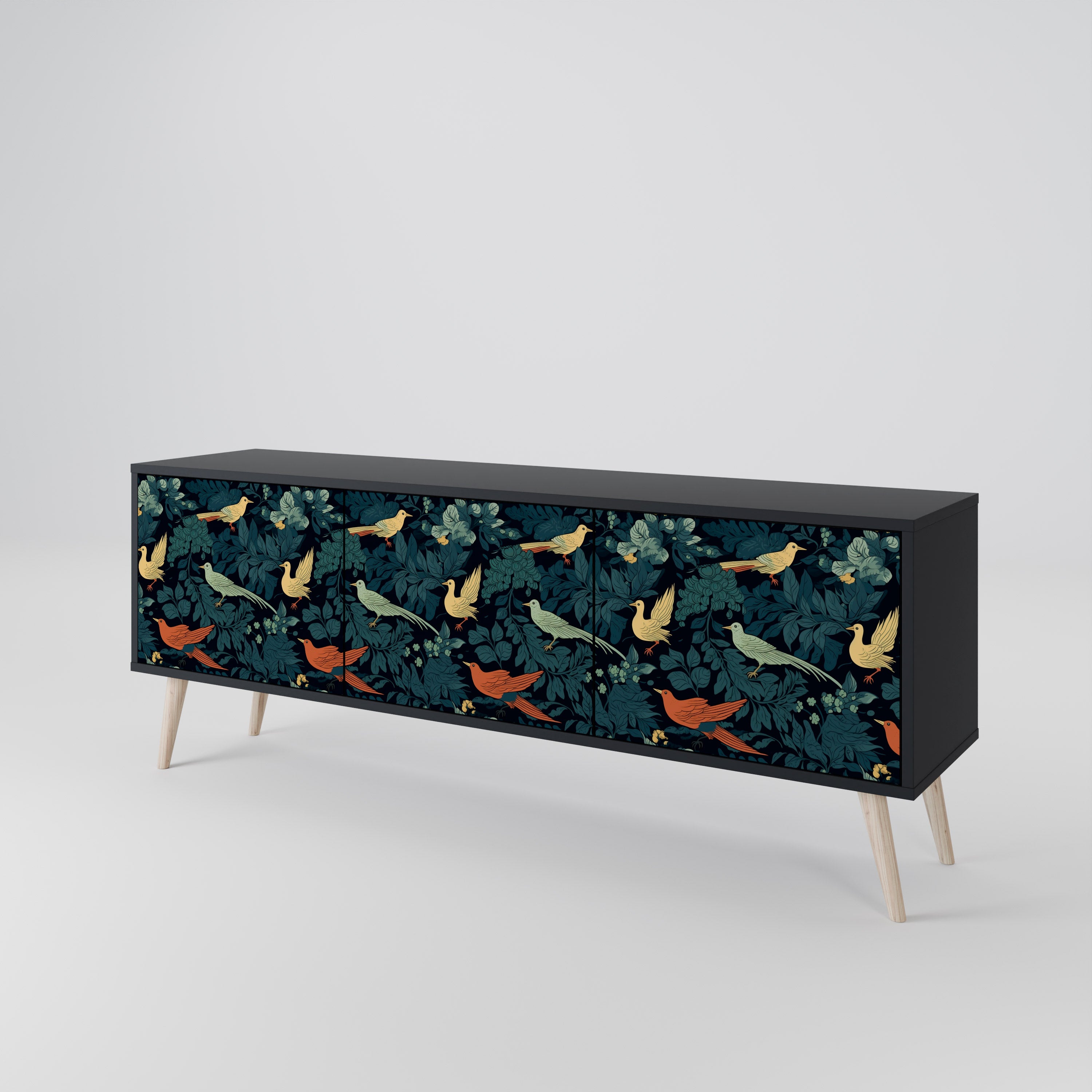 FOWL ORNAMENT Móvel de TV de 3 Portas