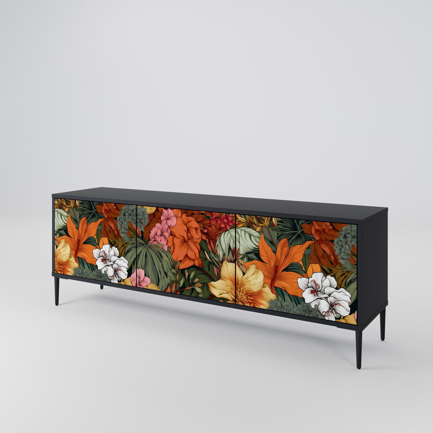 RADIANT FLORA 3-Door TV Cabinet