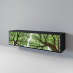 WILDERNESS DASH Móvel de TV com 3 Portas em Acabamento Preto