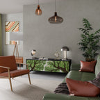 WILDERNESS DASH Móvel de TV com 3 Portas em Acabamento Preto