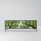 WILDERNESS DASH Móvel de TV com 3 Portas em Acabamento Preto