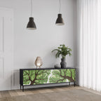 WILDERNESS DASH Móvel de TV com 3 Portas em Acabamento Preto