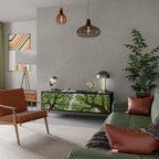 WILDERNESS DASH Móvel de TV com 3 Portas em Acabamento Preto