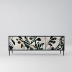 VERDURE FORMATION Móvel de TV com 3 Portas em Acabamento Preto