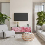 SWEET TROPICS Móvel de TV com 3 Portas em Acabamento Preto