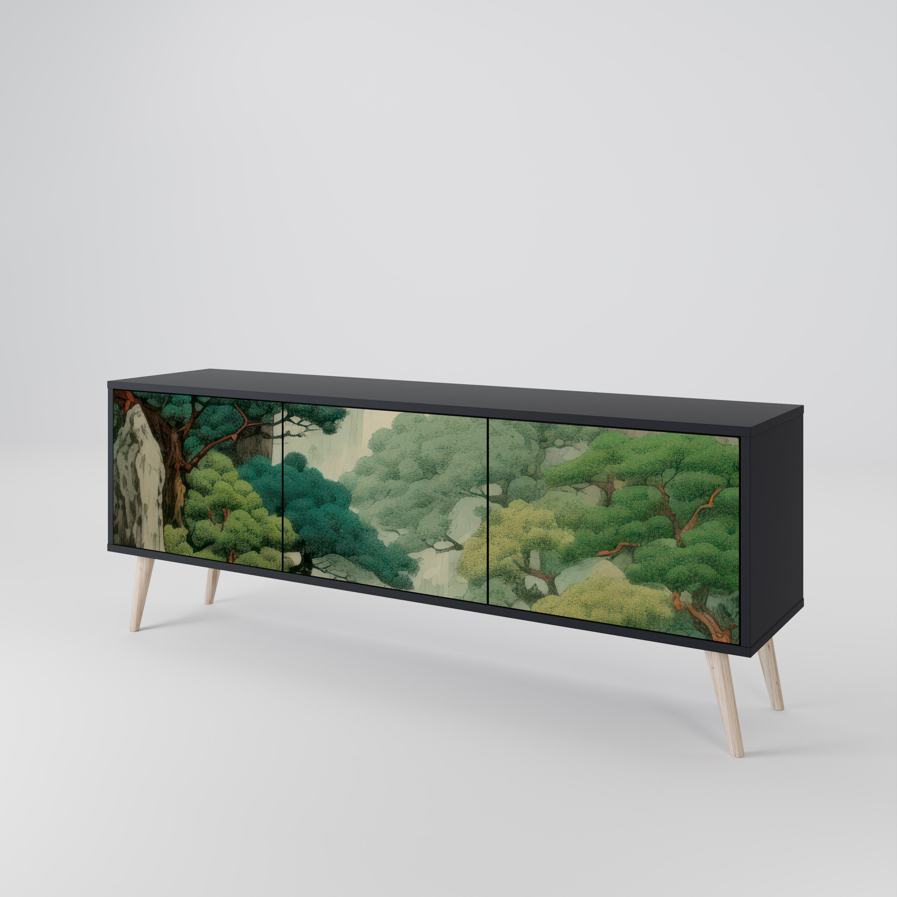 VERDURE ABYSS Móvel de TV de 3 Portas