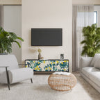 LEMON TREE Móvel de TV com 3 Portas em Acabamento Preto