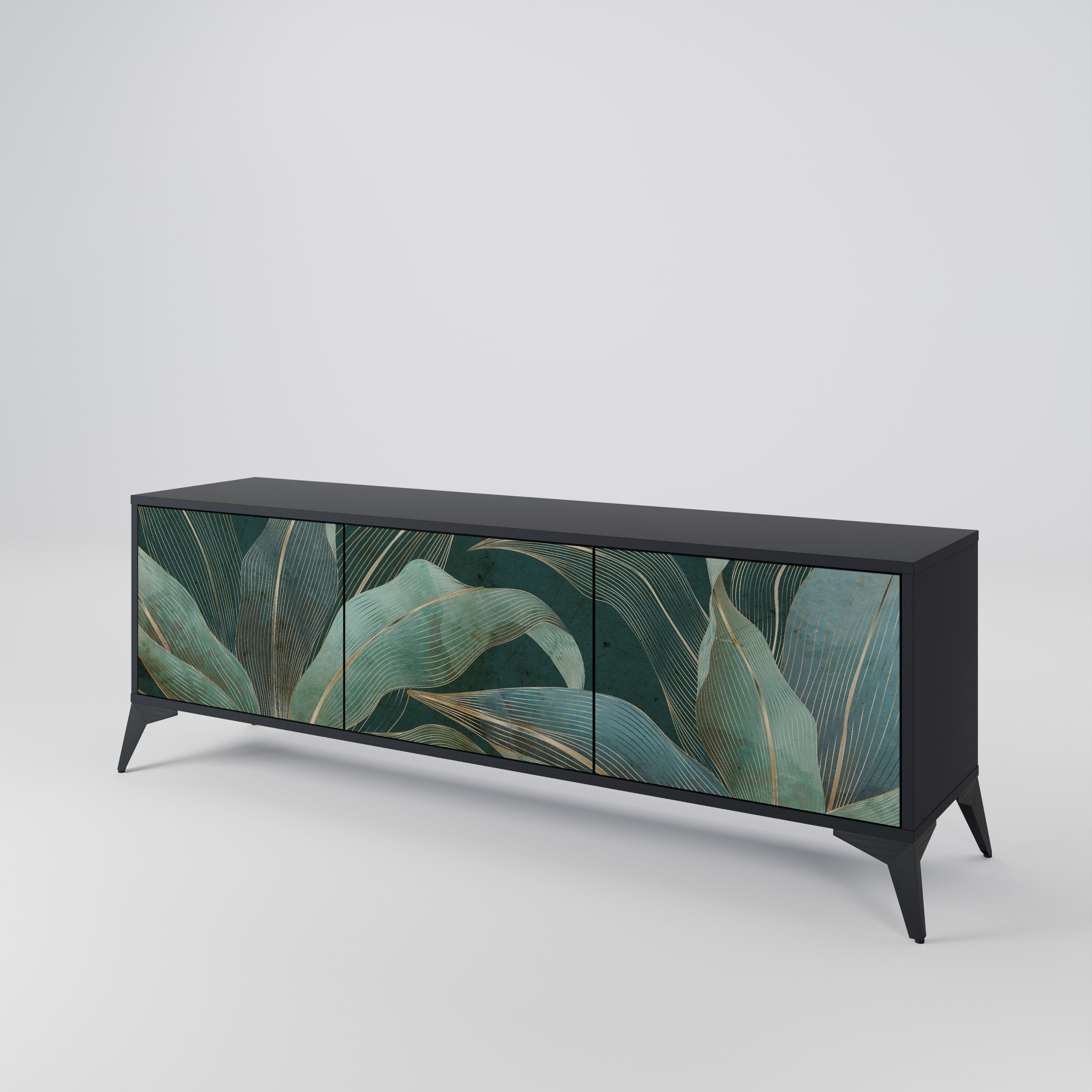 ROYAL GREEN 3-Door TV Cabinet