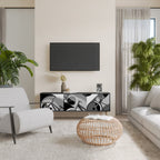 BIKE ENERGY Móvel de TV com 3 Portas em Acabamento Preto