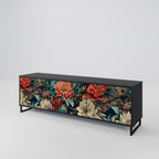 SPROUTING GRACE Móvel de TV com 3 Portas em Acabamento Preto