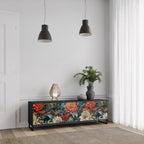 SPROUTING GRACE Móvel de TV com 3 Portas em Acabamento Preto