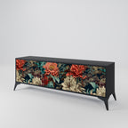 SPROUTING GRACE Móvel de TV com 3 Portas em Acabamento Preto