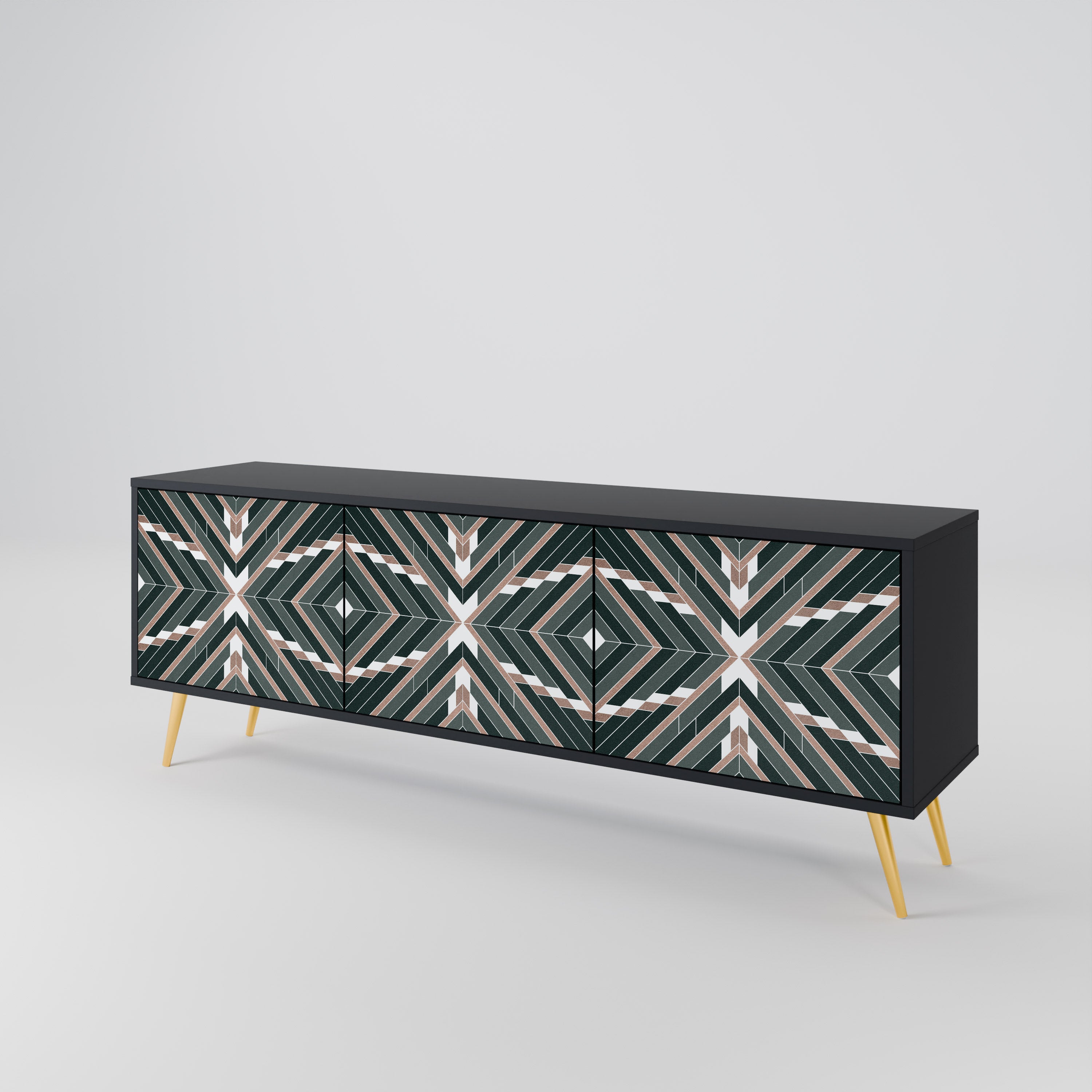 DIMENSION DELIGHTS 3-Door TV Cabinet