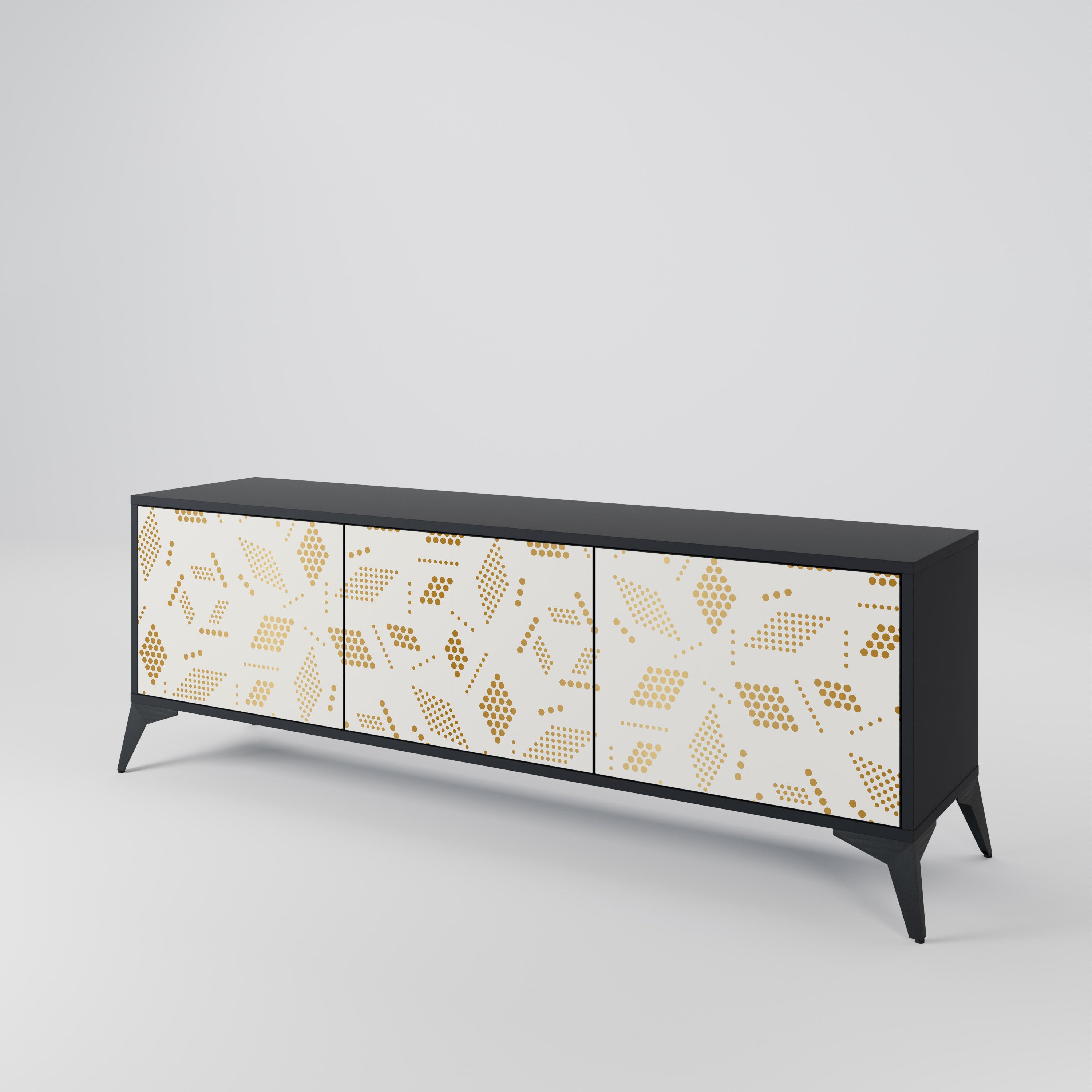 SPOTTED DAZE 3-Door TV Cabinet