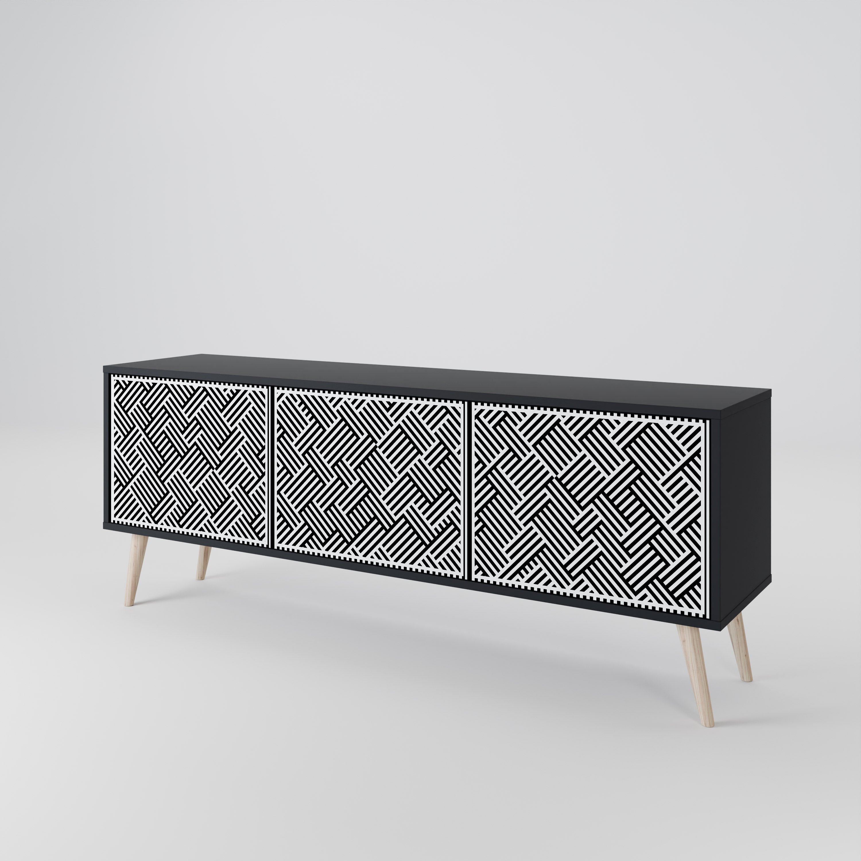 TEMPORARY SEQUENCE 3-Door TV Cabinet