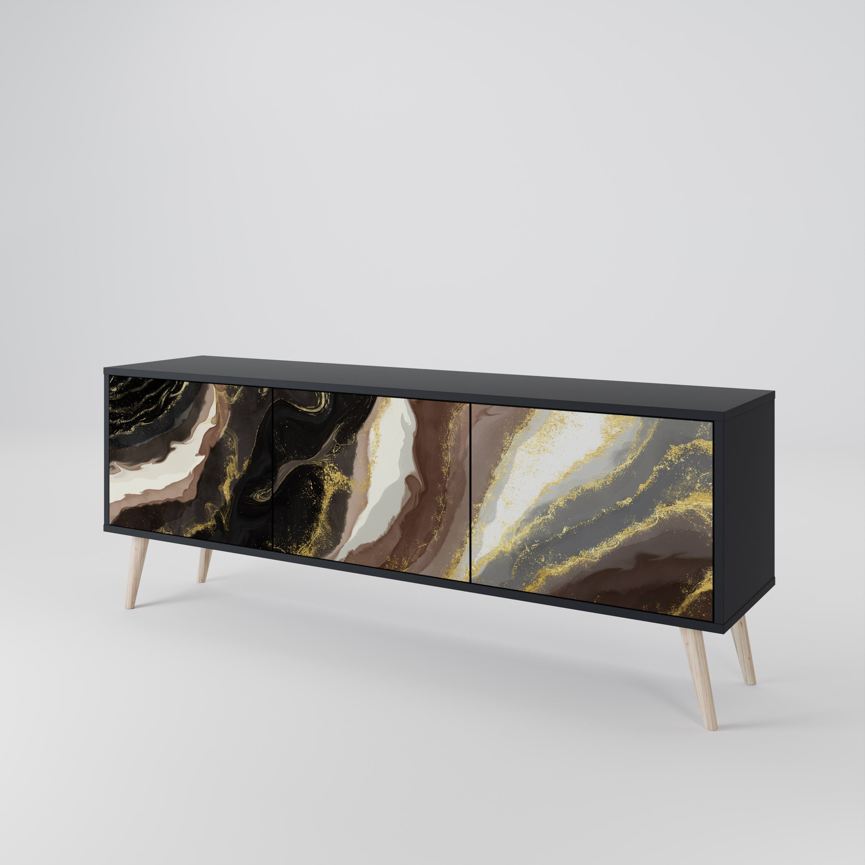 GOLD DUST 3-Door TV Cabinet