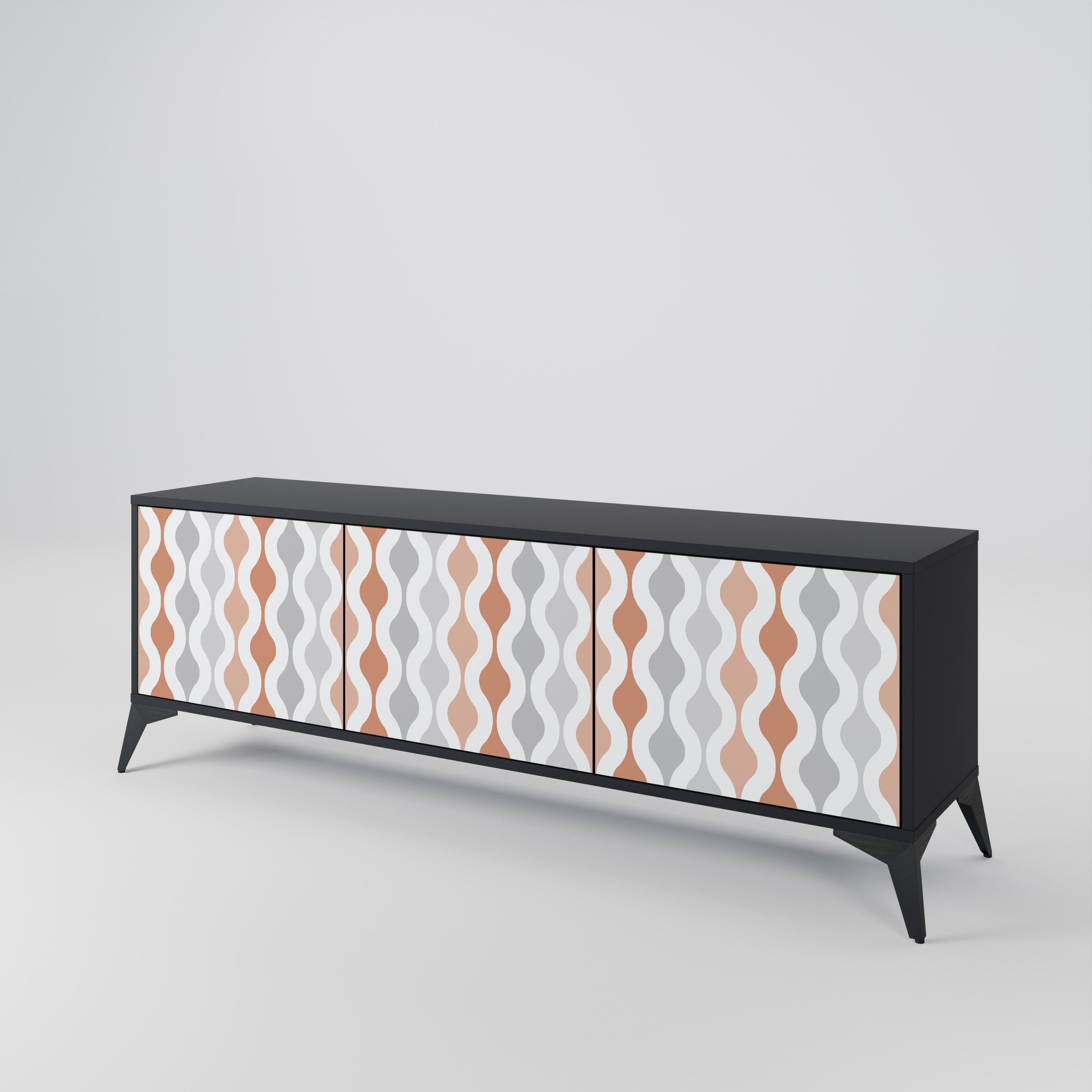 HAZY NOSTALGIA 3-Door TV Cabinet