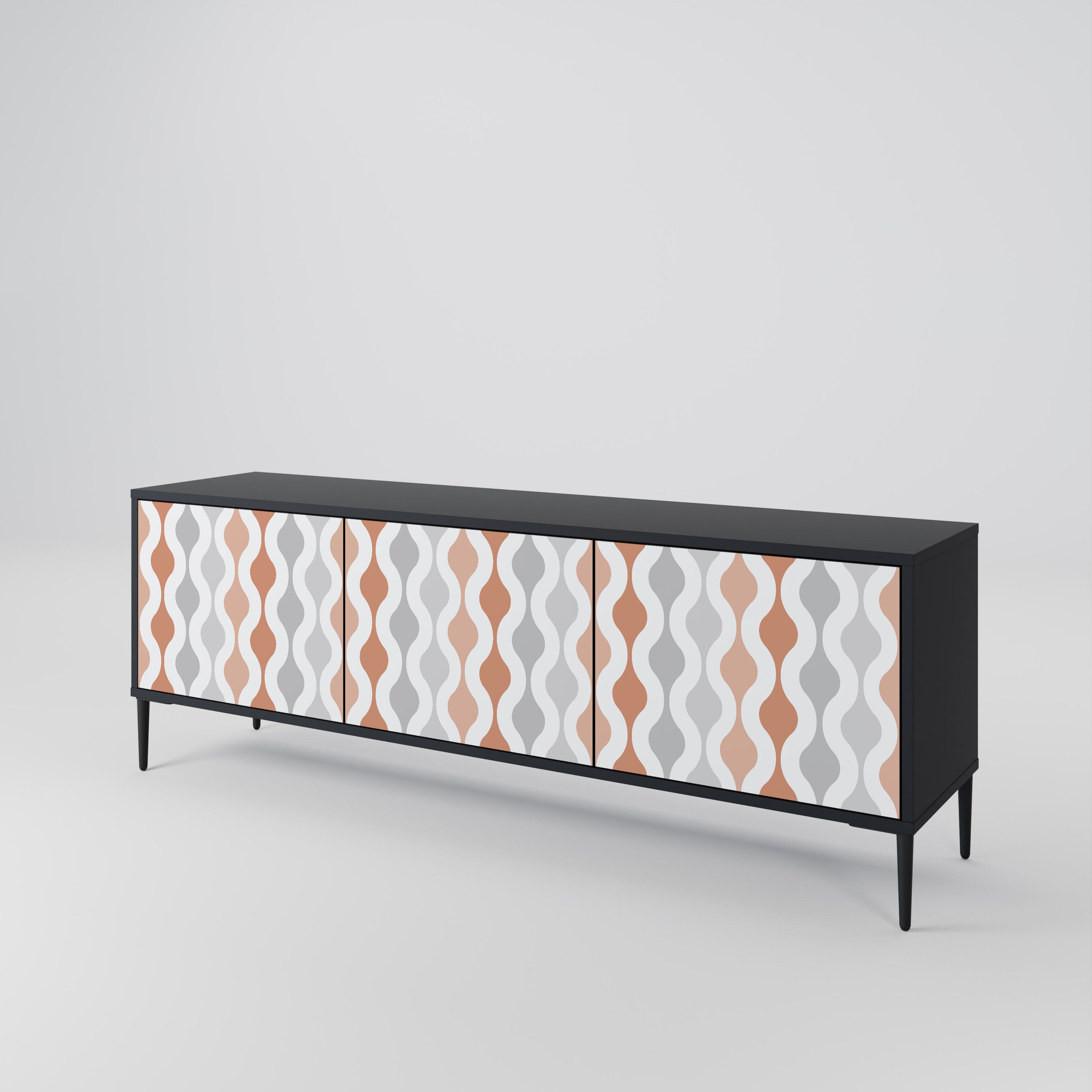 HAZY NOSTALGIA 3-Door TV Cabinet
