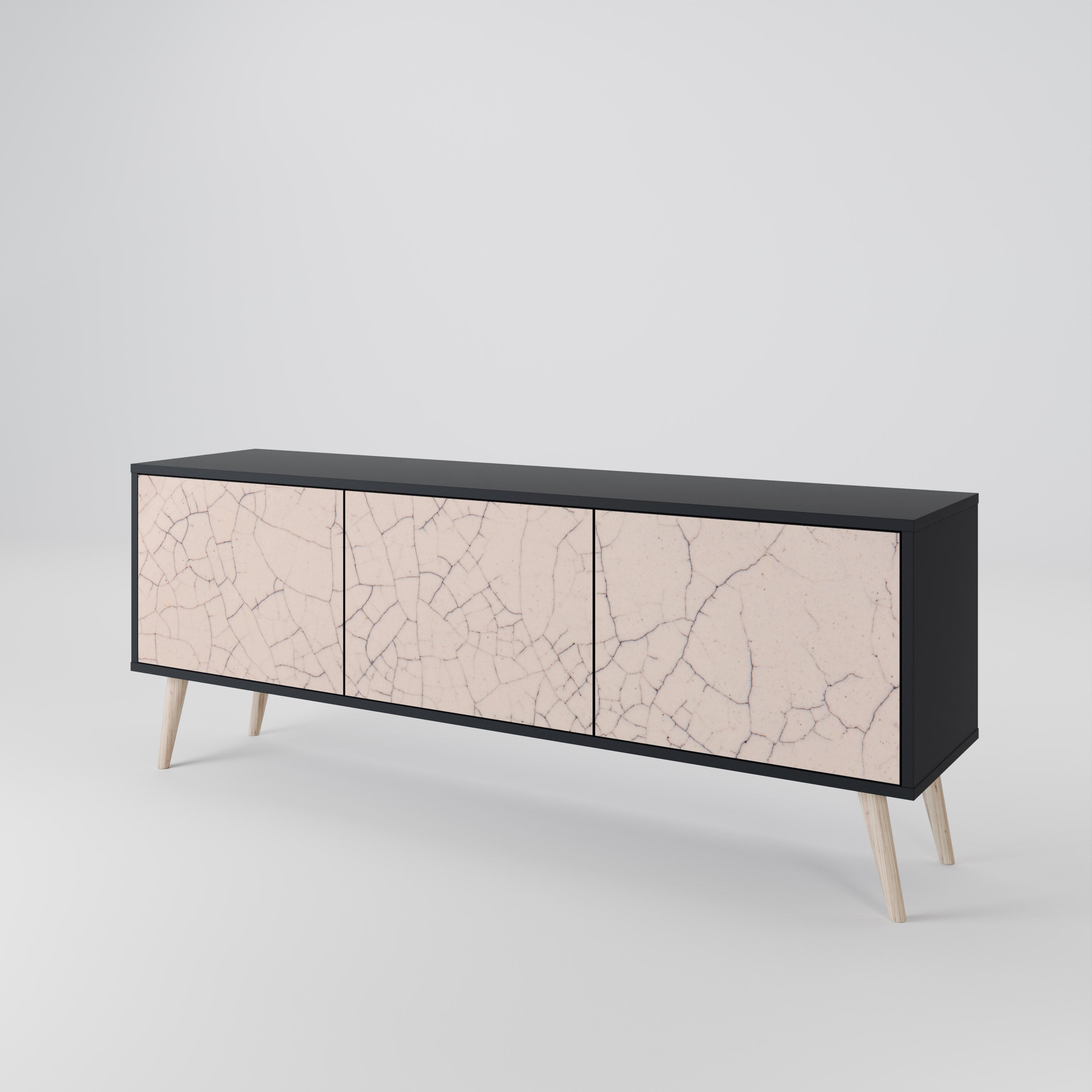 CERAMIC TEXTURE 3-Door TV Cabinet