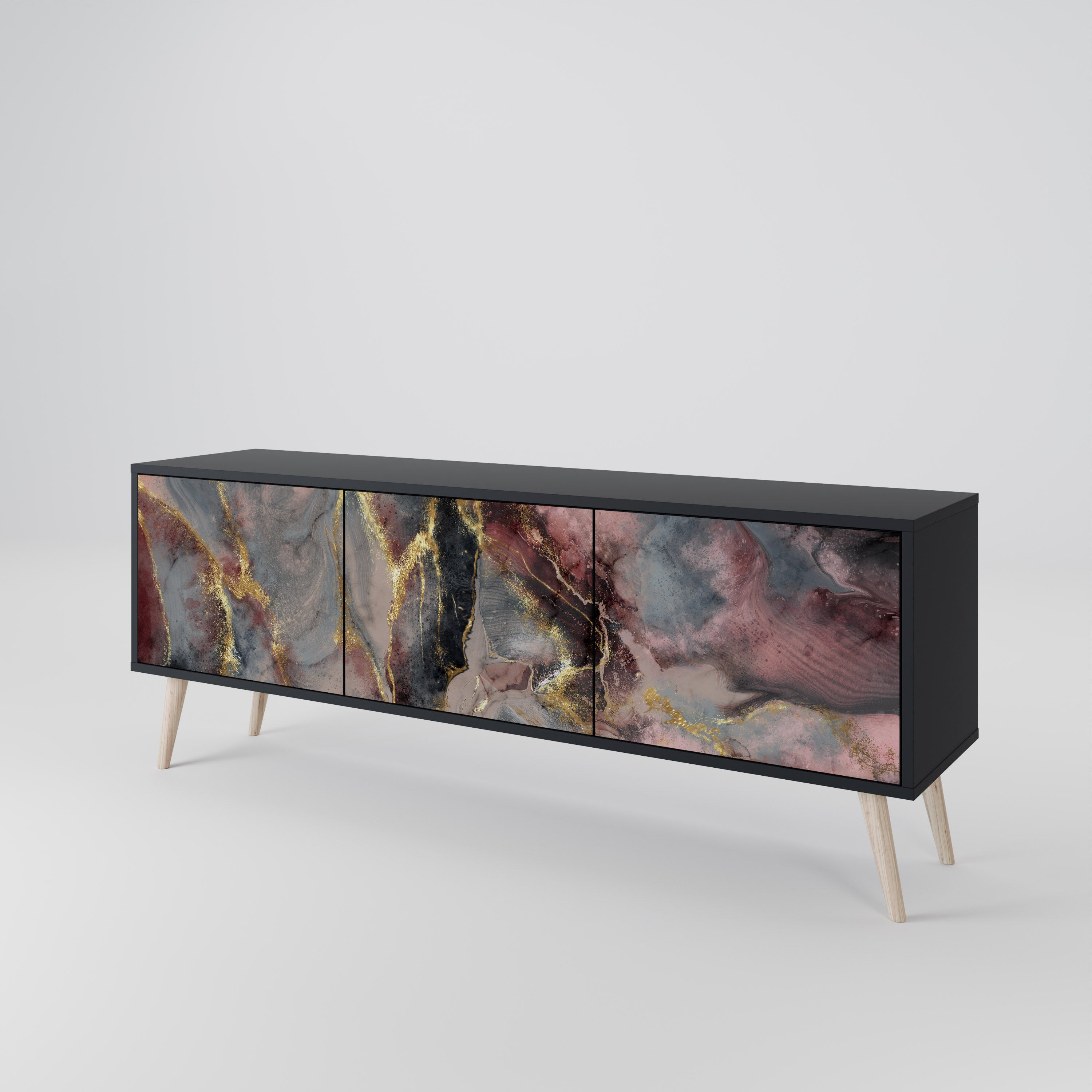 GOLDEN TIDES 3-Door TV Cabinet