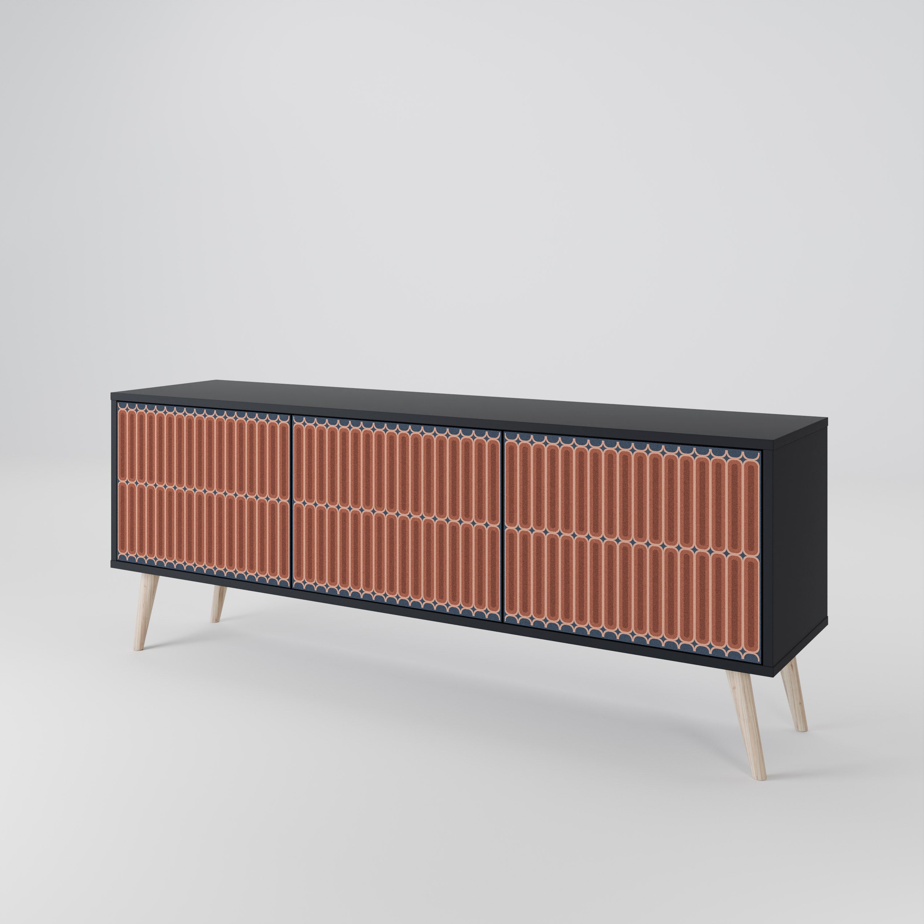 HYPNOTIC GATE 3-Door TV Cabinet