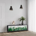 EXPENSIVE NATURE Móvel de TV com 3 Portas em Acabamento Preto