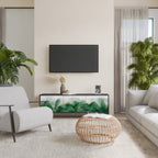 EXPENSIVE NATURE Móvel de TV com 3 Portas em Acabamento Preto