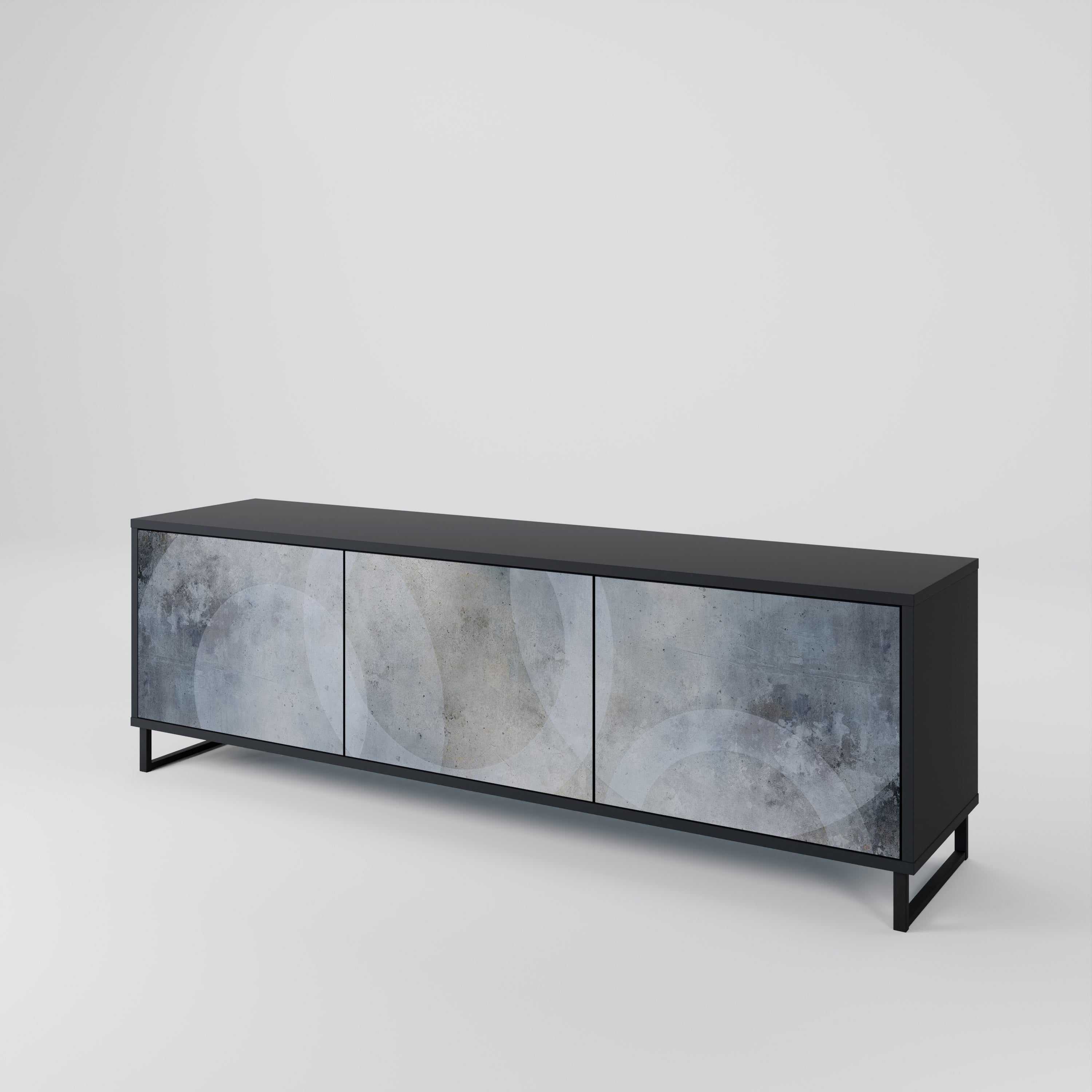 MUTED ARC 3-Door TV Cabinet