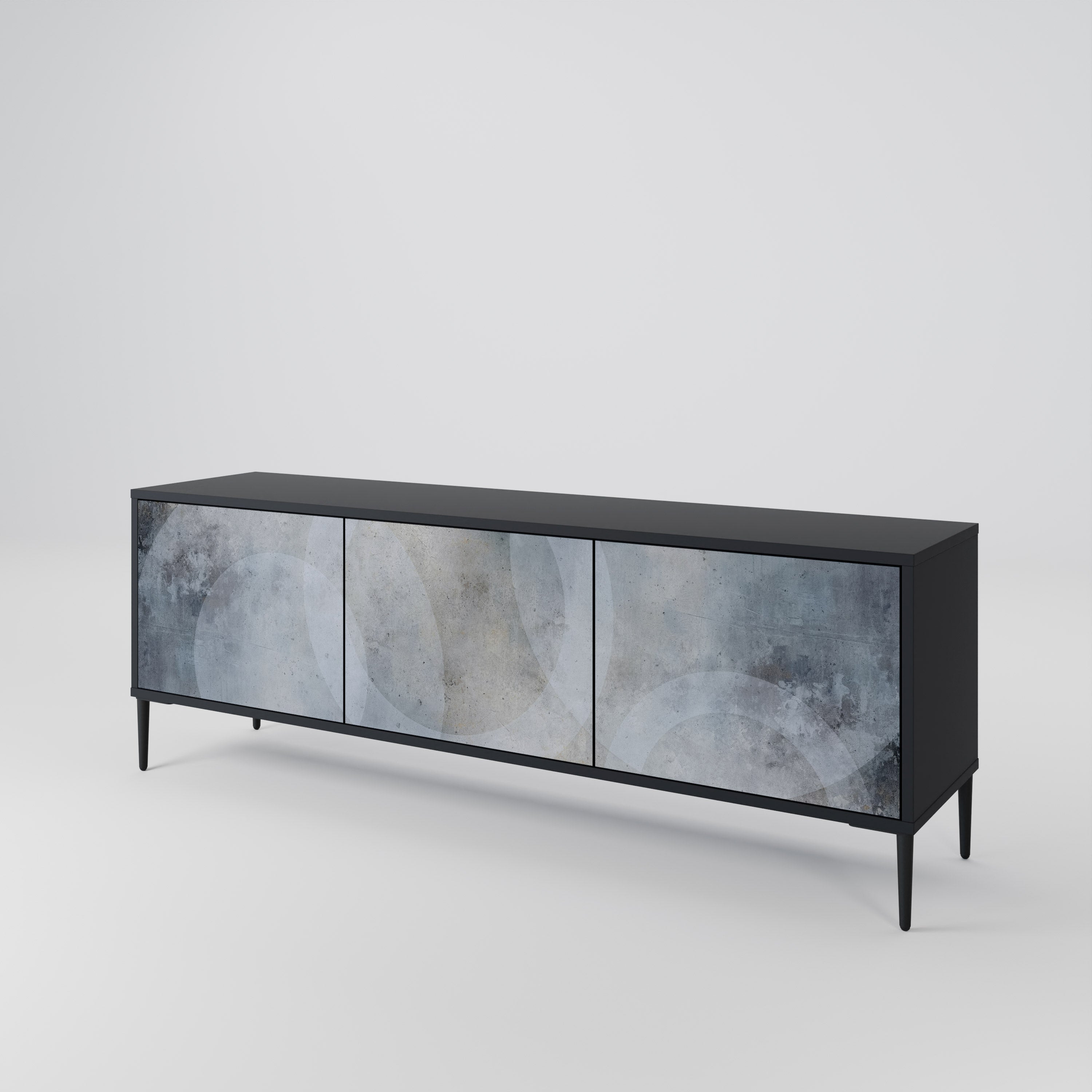 MUTED ARC 3-Door TV Cabinet
