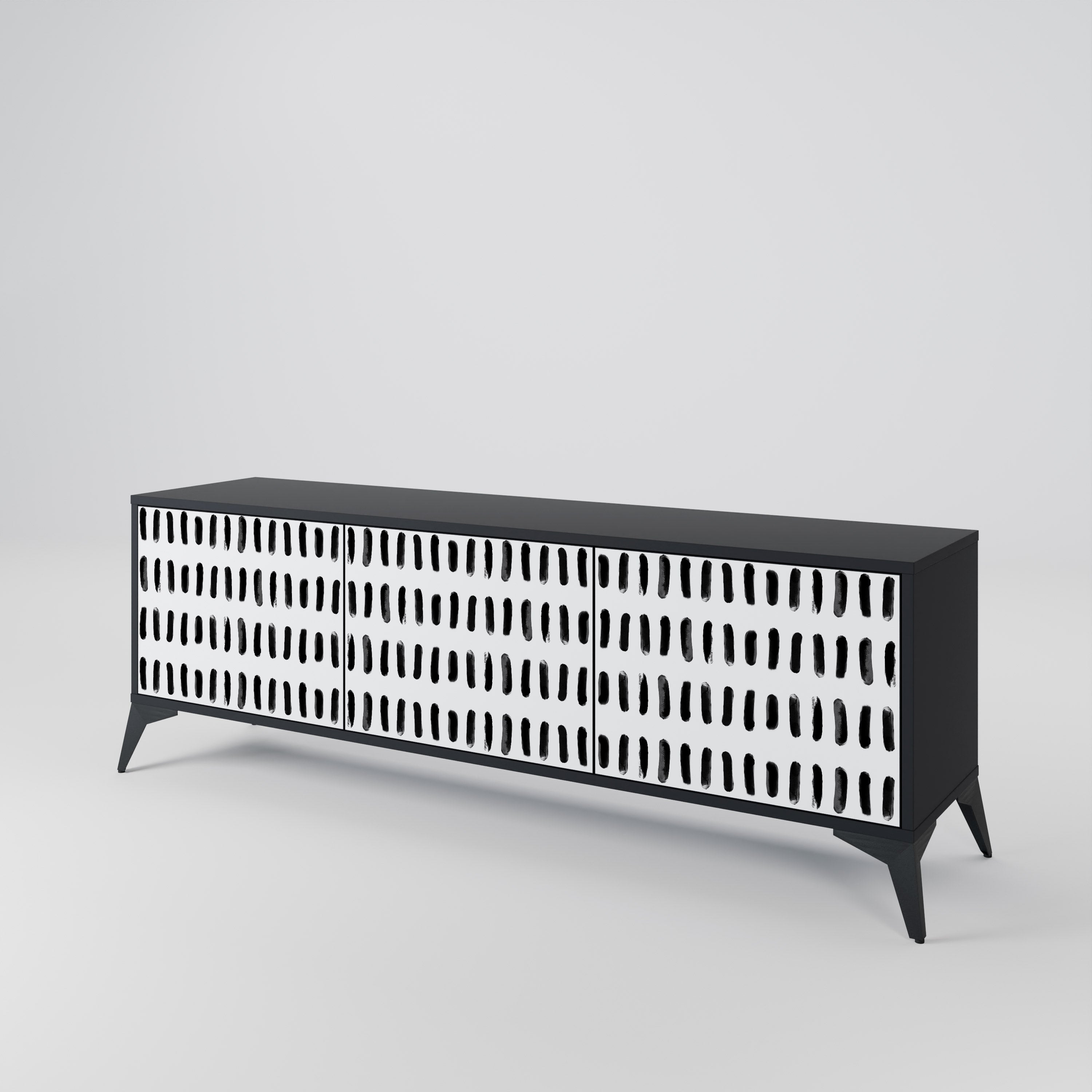 NIGHTY MELODIES 3-Door TV Cabinet