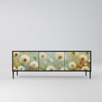 DREAMY MEADOW Móvel de TV com 3 Portas em Acabamento Preto