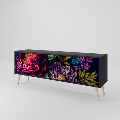 BLOOMING ELEGANCE Móvel de TV de 3 Portas