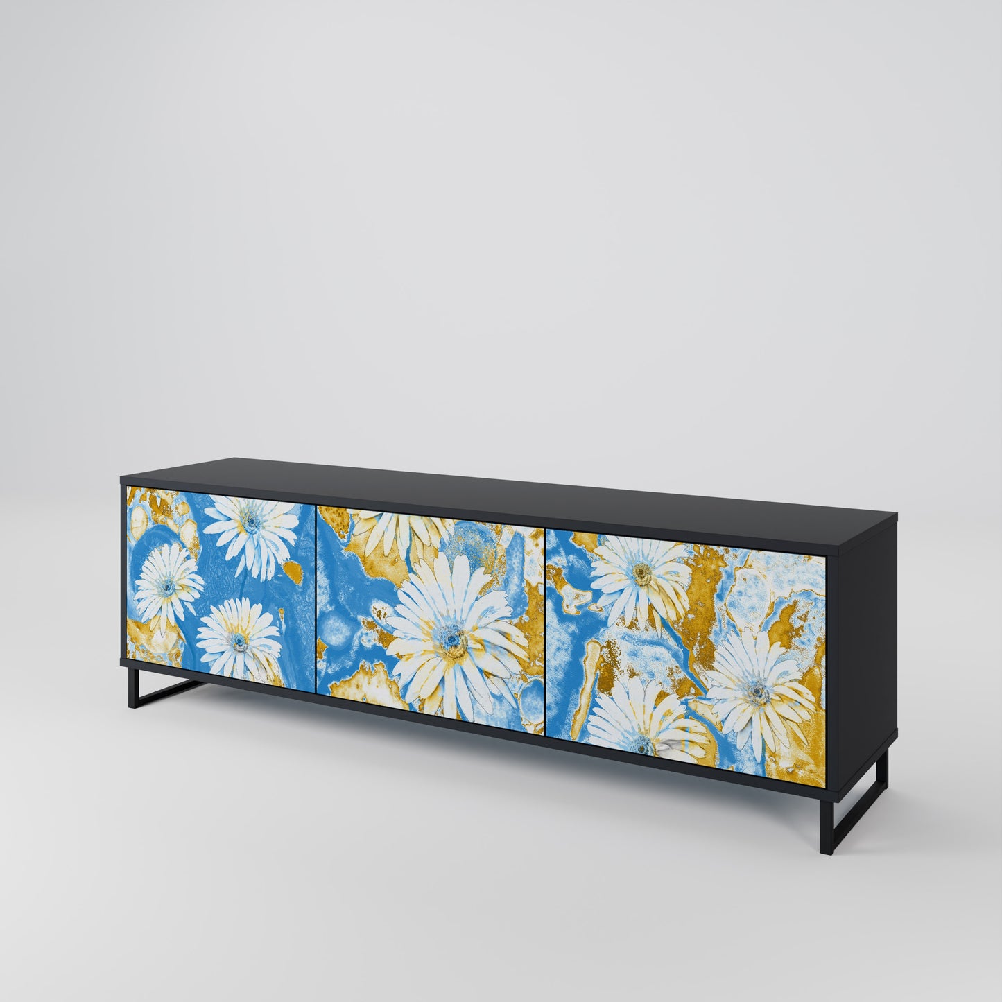 DAISY LUXE Móvel de TV de 3 Portas