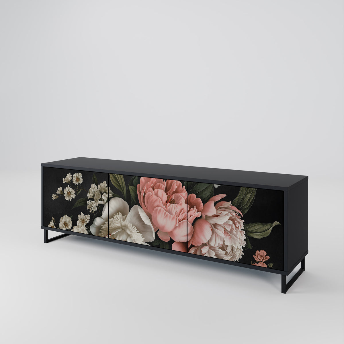 LUSH ELEGANCE Móvel de TV de 3 Portas