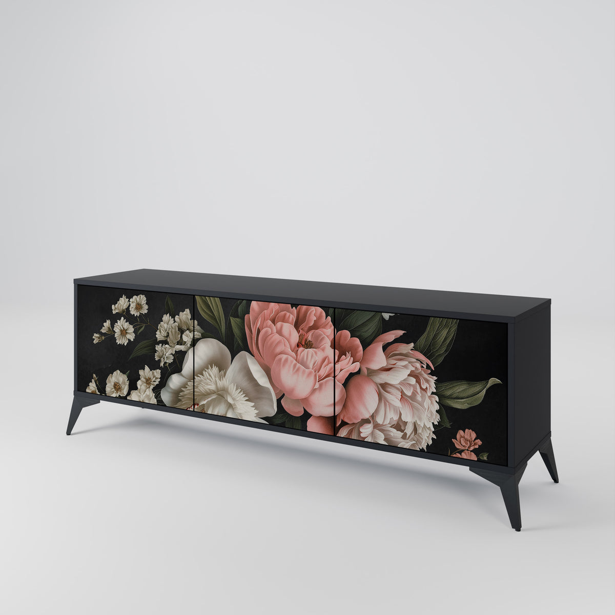 LUSH ELEGANCE Móvel de TV de 3 Portas