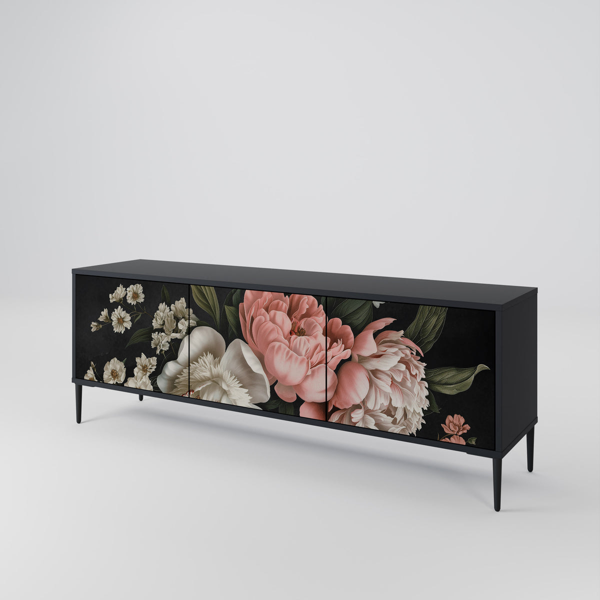 LUSH ELEGANCE Móvel de TV de 3 Portas