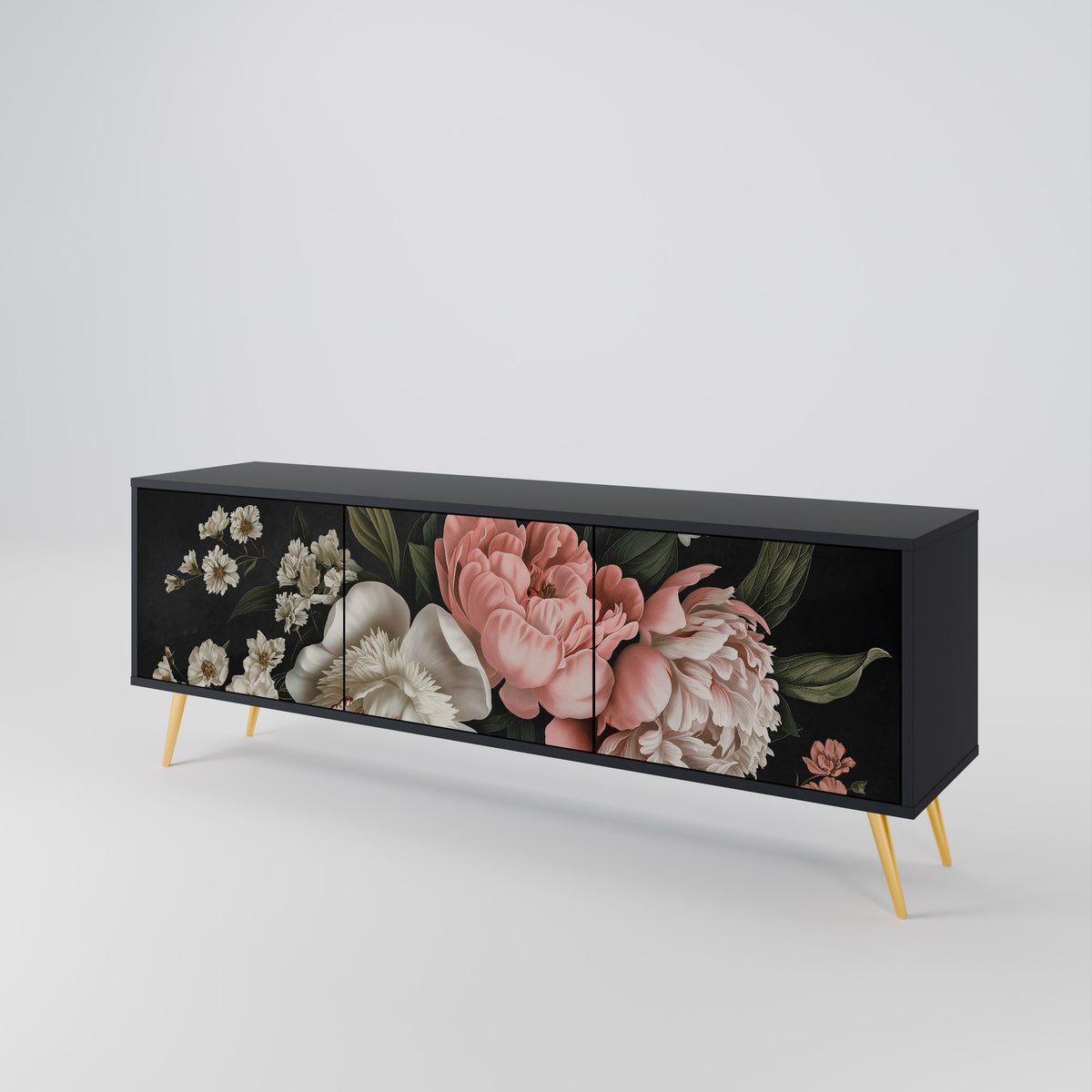 LUSH ELEGANCE Móvel de TV de 3 Portas