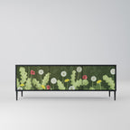 DANDELION AMUSE 3-Door TV Stand in Black Finish