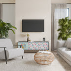 COLORFUL ALPACAS Móvel de TV com 3 Portas em Acabamento Preto