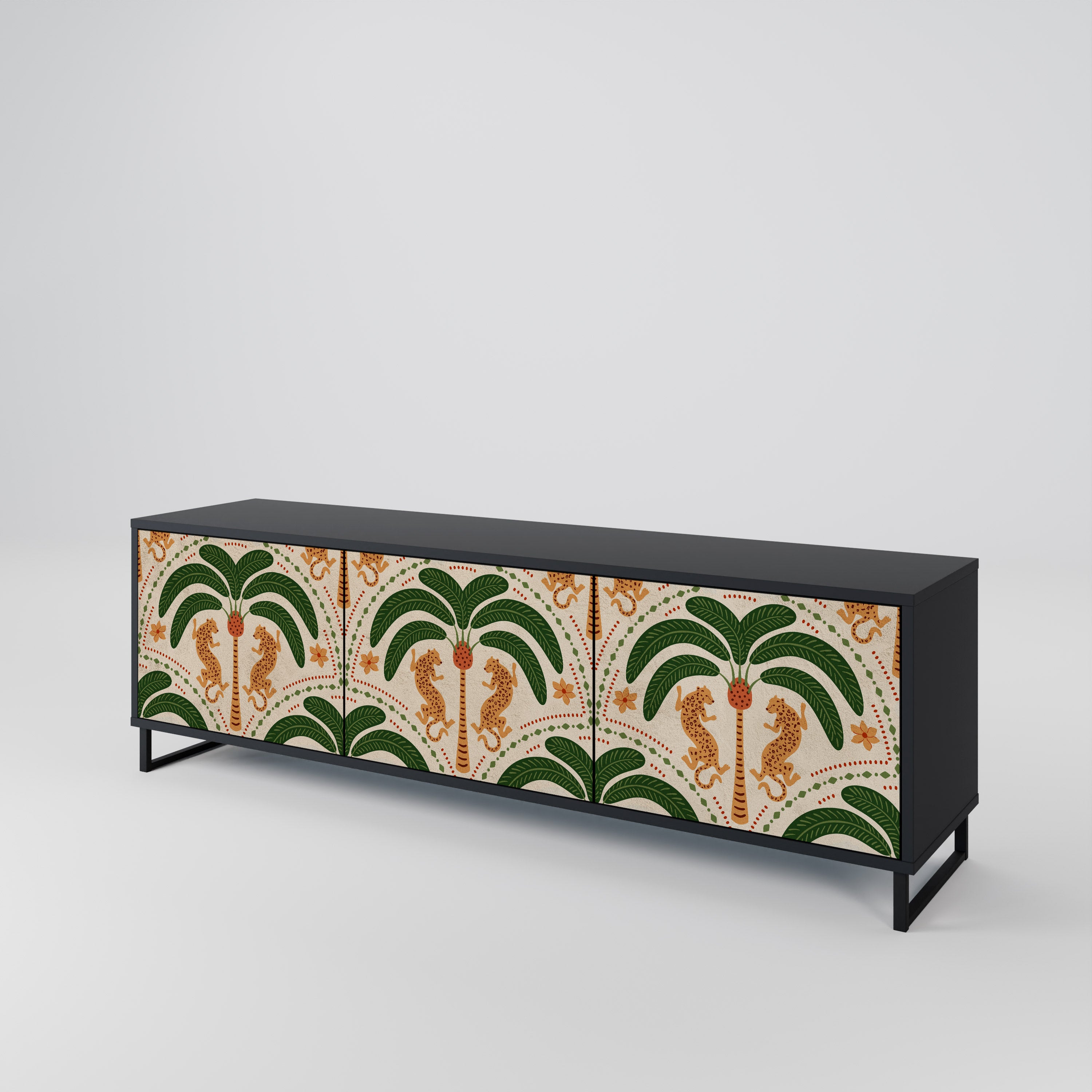 DANCING PREDATORS Móvel de TV de 3 Portas